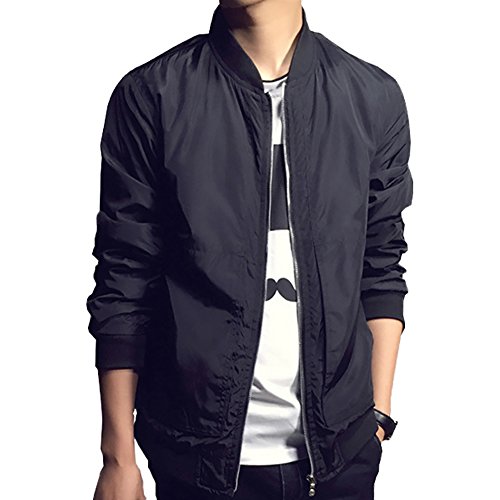 Nantersan Herren Bomberjacke Softshell Sportbekleidung Leichter Schlank Jacken Mantel
