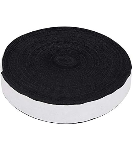 Rouleau De Sur-grip Pour Raquette De Tennis/Badminton – 10m De Bande Anti-dérapante, Absorbant La Sueur (Noir)