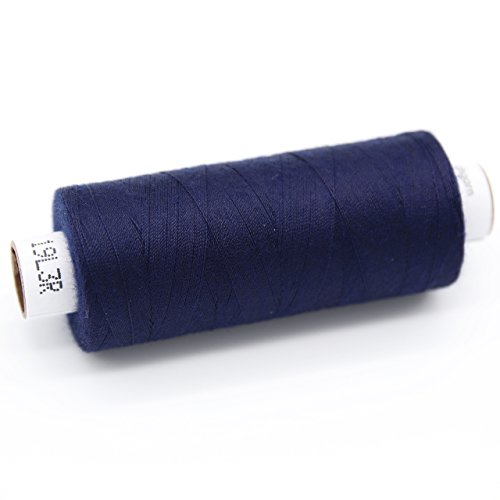 Universal-Nähgarn Troja, 500 m, 100% Polyester, marine blau