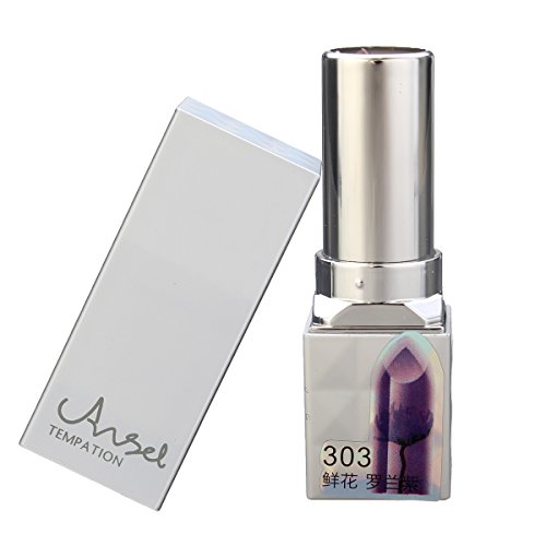 Jelly Lippenstift, LuckyFine Blume Jelly Farbwechsel Lippenstift Farbe Wechselnden Lippenstift Wasserdicht Temperaturwechsel Farbwechsel 8 Farben #03 - 5