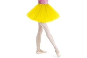 AYBUY Tutu para Mujer Falda de Tul, 1 Falda tutú de Tul para, Falda de Tul Elástico de 3 Capas para, Adulto Adolescente Tutu Retro 80s Fiesta, Halloween Carnaval Disfraz