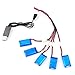 Produktbild Water & Wood 5x3.7V 380mAh Battery 2 to 5 Cable USB Charging Cable For Quadcopter