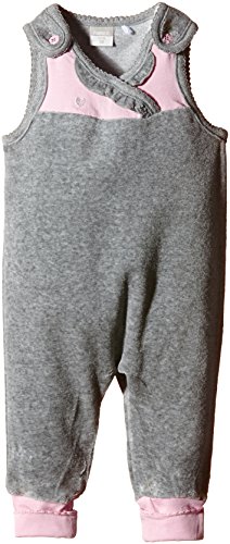 NAME IT Baby Girls' Not Applicable Asymmetric Sleeveless Romper Multicoloured Mehrfarbig (Grey Melange) 6-9 Months