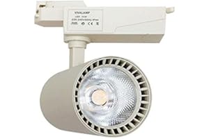 VIVALAMP FARETTO LED A BINARIO 30W MONOFASE ILLUMINAZIONE A BINARIO LED FB-9-30W 3000K