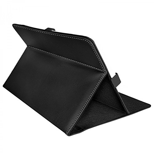 eFabrik Universal Tablet Tasche H  lle f  r 10 - 10 1 Zoll Tablet-PC Schutztasche Schutzh  lle Cover Case mit Aufstellfunktion hochwertige Leder-Optik