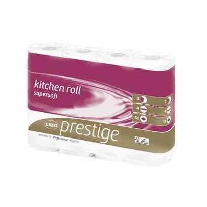 Preisvergleich Produktbild wepa K¸chenrolle Prestige, 3-lagig, hochwei VE = 1