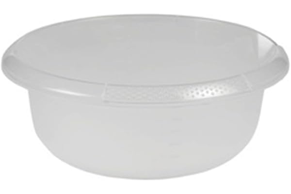 keeeper Cuvette Polyvalente avec Bec Verseur, Ronde, 2,5 L, Ø 24 cm, Björk, Transparent