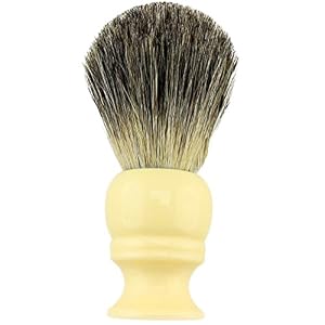 VIGSHAVING 24mm knot Resin Handle Mix Badger Hair Men Brush for Shaving - Image 2