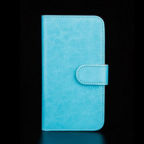 PREVOA Funda para Weimei Force 2 - Flip PU Funda Case Protictive para Weimei Force 2 Smartphone - Azul - PREVOA Funda para Weimei Force 2 - Flip PU Funda Case Protictive para Weimei Force 2 Smartphone - Azul -