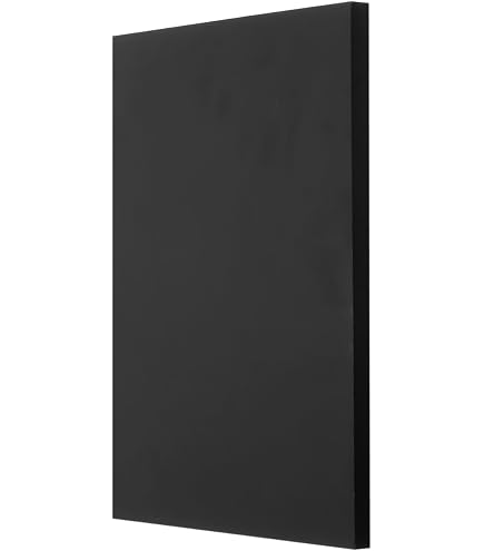 ABS Kunststoffplatte Schwarz – Vielseitige ABS-Platte Für DIY, Modellbau & Industrielle Projekte, 100x100mm, 30mm Dick