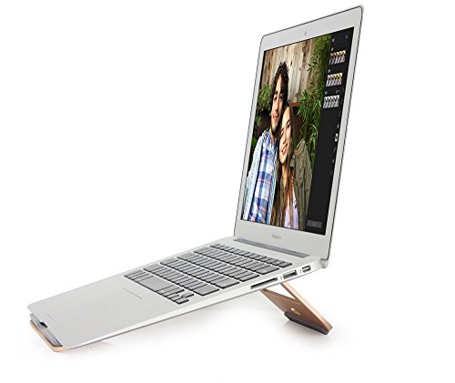 iProtect Aluminium Ständer rutschfeste Halterung für Notebook, Tablet und eBook-Reader in silber - 4