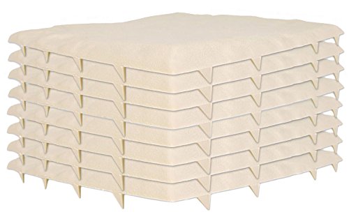 8er-Set Trittsteine Sand-Optik Garten-Gehwegplatten Bodenplatte Beet-Dekoplatten - 2