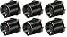 Produktbild 6er Sparpack Brennenstuhl Reisestecker Adapter, Steckdosenadapter Reise (Für: England Steckdose und Euro Stecker) Farbe: schwarz (6x 1 Stück)