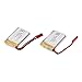 Produktbild SODIAL 2pcs 3,7 V 650 Mah Lipo Batterie Für Huajun W609-9 W609-10 Rc Hexacopter Drohne