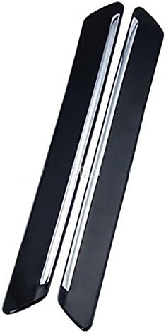 LIYUU 4 Pcs Auto Car Body Bumper Guard Protector Sticker Car bumper strips, Black