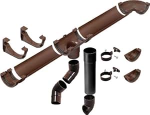 76mm Miniline complete Shed Guttering and Downpipe kit II 