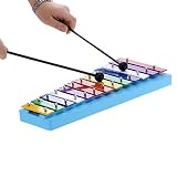 Andoer® 13 Bar Kinder Glockenspiel Xylophon Bunter Note des Pädagogisches Rhythmusinstrument Rhythmus Spielzeug für Baby Kleinkind Kinder - 8