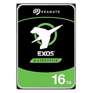 Seagate 16TB HDD Exos X16 7200 RPM 512e/4Kn SATA 6Gb/s 256MB Cache 3.5-Inch Enterprise Hard Drive (ST16000NM001G)