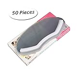 Newsilk Store 50PCS/Pack Hairdresser Transparent Clear Hairspray Shield Mask Makeup Protector Barber Hairspray Shield Mask Bang Trim Hair Cutting Tools Hair Salon Face Protection Mask