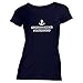 Produktbild Damen T-Shirt - Greifswalder Küstenkind - Anker Greifswald Schiffsanker Küste Maritim, Schwarz, L