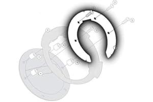 GENERICO FLANGIA ATTACCO BORSA DA SERBATOIO TANKLOCK BF05 COMPATIBILE CON YAMAHA MT 09 2013 2018 GIVI