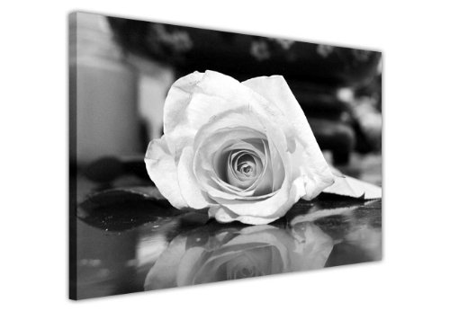 CANVAS WALL ART PRINTS BLACK AND WHITE ROSE ROMANTIC PHOTO PRINT PICTURE ROOM DECORATION FLORAL PICTURES PHOTOS HOME ROMANCE