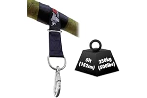 BULL DOZA FIGHT WEAR Correa para colgar saco de boxeo profesional, tres tamaños, capacidad de sujeción para bolsa de boxeo de 500 libras