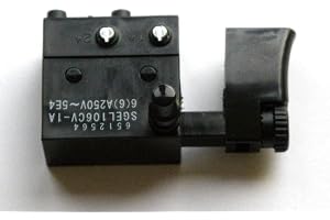 Makita 651256-4 strömbrytare SW-121 A för fläktmodell JR300