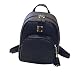 Produktbild Rucksack Damen, HUIHUI Mini Solid Backpack Kinder-Rucksack Wasserdicht Reiserucksack Outdoor Wanderrucksacke jugendliche mädchen Dakine Rucksack (Schwarz)