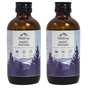 Wildleaf Magic Potion Pure Hemp Seed Oil | AYUSH and FSSAI certified | Benefits Hair and Skin | Made in India | Pack of 1, 200ml.