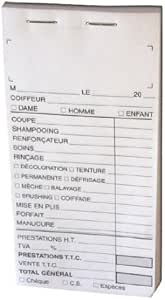 Carnet De Caisse Coiffure Sans Numero X10 Sibel Amazon Fr Beaute Et Parfum