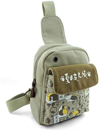 Anime Cartoon Cosplay Canvas Sling Bag Handbag Messenger Bag Shoulder Bag (Natsume's Book of Friends)