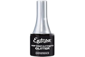 Estrosa 8501 Top Coat Glitter senza dispersione 14ml effetto glitterato