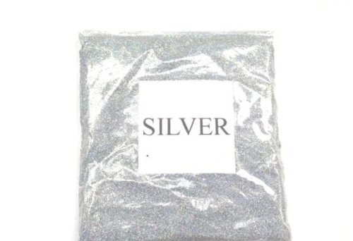 20G METALLIC SILVER GLITTER ULTRA FINE WINE GLASS ART AND CRAFT NAIL ART SCRAPBOOKING NON TOXIC