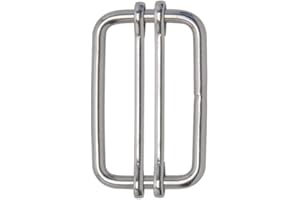 VOSS.FARMING 5x connecteurs à boucle pour rubans de clôture jusqu'à 40mm en acier inox (sans bec)