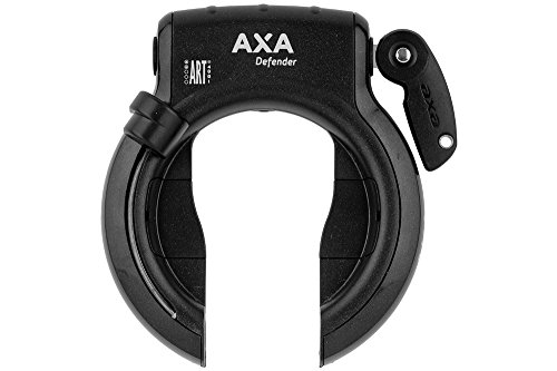 Preisvergleich Produktbild AXA Unisex Defender Fahrrad Rahmen Schloss, schwarz