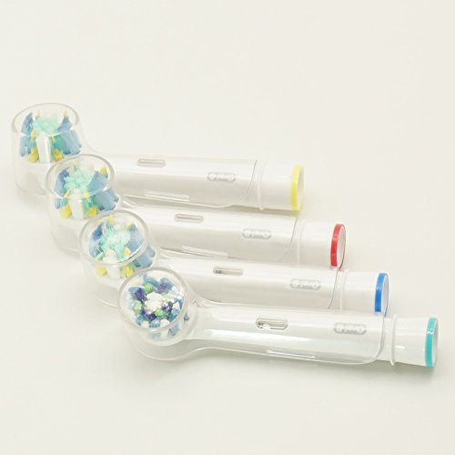 Poketech Aufsteckbürsten Kappen Abdeckung Bürstenköpfe Hygienische Reise-Kappen(4 PCs) für Oral B - 5
