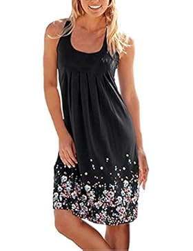 ASSKDAN Damen Sommer Kleid Druck ASSKDAN Damen Sommer Kleid Druck
