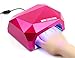 Produktbild Cris Nails ® 36W Nagellampe CCFL CFL für UV-Shellac und Gel LED-Nageltrockner Rosa