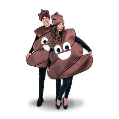 disfraz de emoticono caca M-L