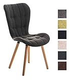 CLP Esszimmerstuhl ELDA mit Stoffbezug, Lehnstuhl mit...