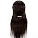Neverland Beauty 22" 70% Real Human Hair Hairdressing Cosmetology Mannequin Manikin Practice Training Head With Clamp Stand,For College and Professional Use #2
