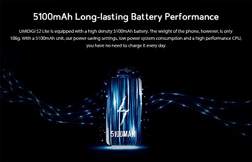 UMIDIGI S2 Lite - 6 Zoll Smartphone Ohne Vertrag Dual Sim, 4G Smartphone Ohne Vertrag Android 7 (Gesichtserkennung, 5100mAh, Octa Core, 4 GB RAM + 32GB ROM, 16.0MP + 5.0MP Dual-Kameras, USB Type-C, Vollmetall-Unibody) - Rot