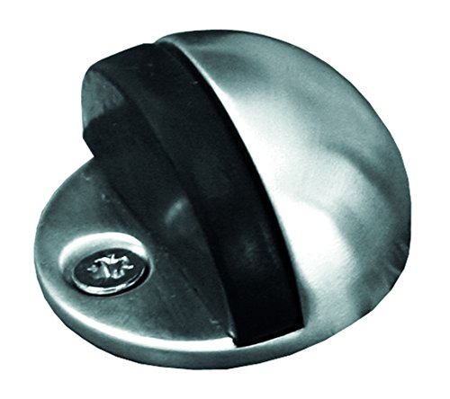 Preisvergleich Produktbild Alpertec Türstopper Edelstahl satiniert, Türpuffer Türschoner Boden-Türstopper, Durchmesser 45 mm, Höhe 25 mm, 28020930K1