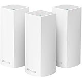 Linksys WHW0303-UK Velop Tri-Band AC6600 Modular Whole Home Wi-Fi Mesh System - Works with Amazon Alexa, Pack of 3