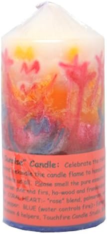 Touchfire Handmade Aromatherapy Colourful Patterned Candles - Very Unique &amp; Special! (Sunrise/Solstice Sunrise)