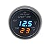 Produktbild RKURCK 12V-24V 3in1 Universal Blue Zigarettenanzünder Auto USB Port Ladegerät Digitale LED-Anzeige Voltmeter Thermometer Auto Gauge Batteriespannung Tester Temperatur-Monitor