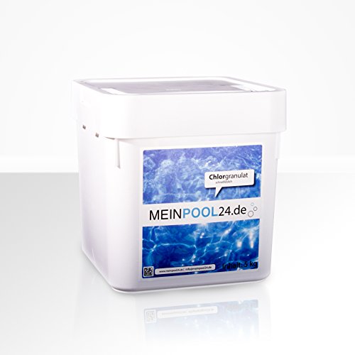 10 KG (2 x 5 kg) MEINPOOL24.DE CHLORGRANULAT CHLOR GRANULAT SCHNELL LÖSLICH 56 % AKTIVCHLOR - KOSTENLOSER VERSAND INNERHALB VON DEUTSCHLAND