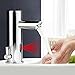 Produktbild BONADE IR Infrarot Automatik Berhrungslose Infrarot-Sensor Kalt und Warmwasser Wasserhahn Einhebelmischer Waschtischbatterie Waschtischarmatur mit Schlauch Chrom