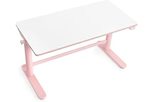 ‎SPACETRONIK Spacetronik ELEKTRISCH Kinderschreibtisch XD Höhenverstellbar 55-89cm, Schülerschreibtisch, Schreibtisch, Jugendschreibtisch SPE-X112 (Pink)